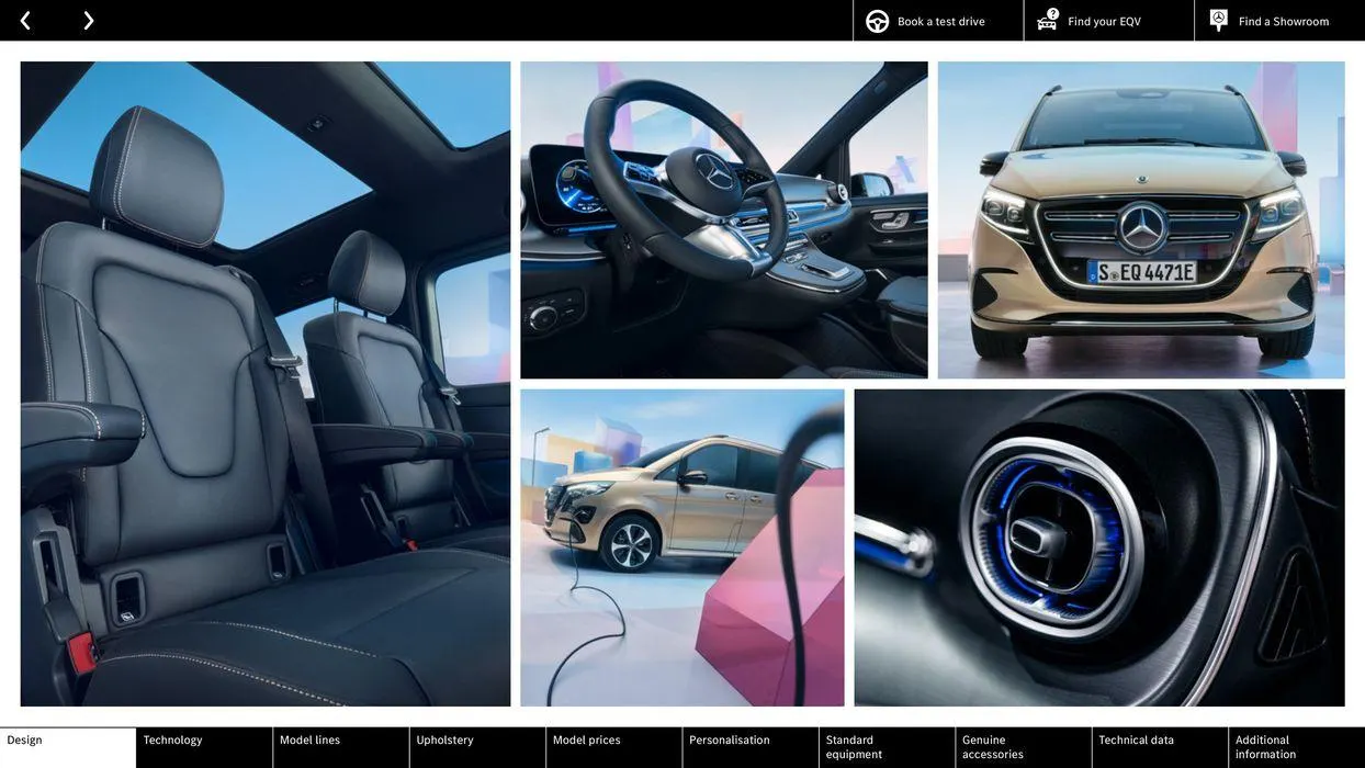 Mercedes Benz EQV from 22 August to 22 August 2025 - Catalogue Page 2