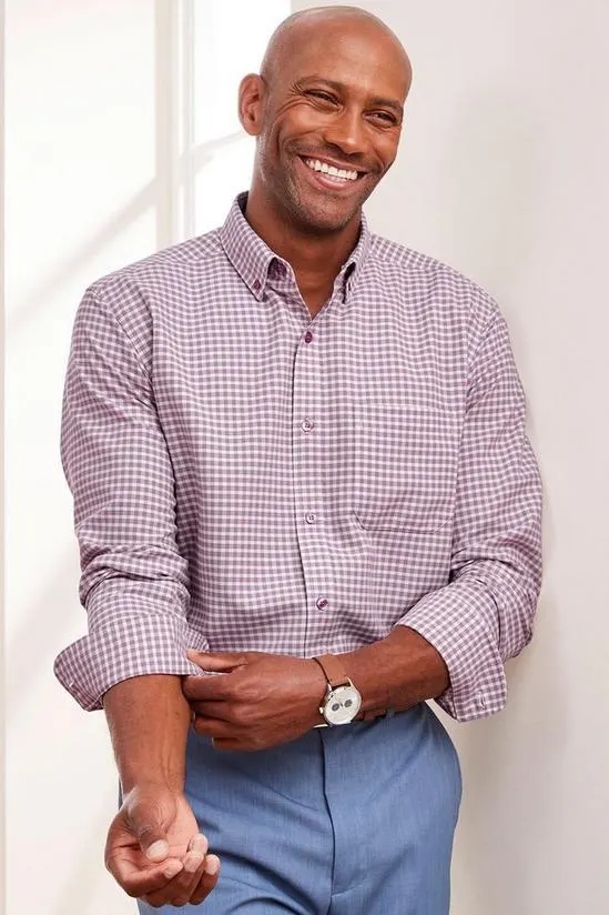 Long Sleeve Soft Touch Patterned Shirt