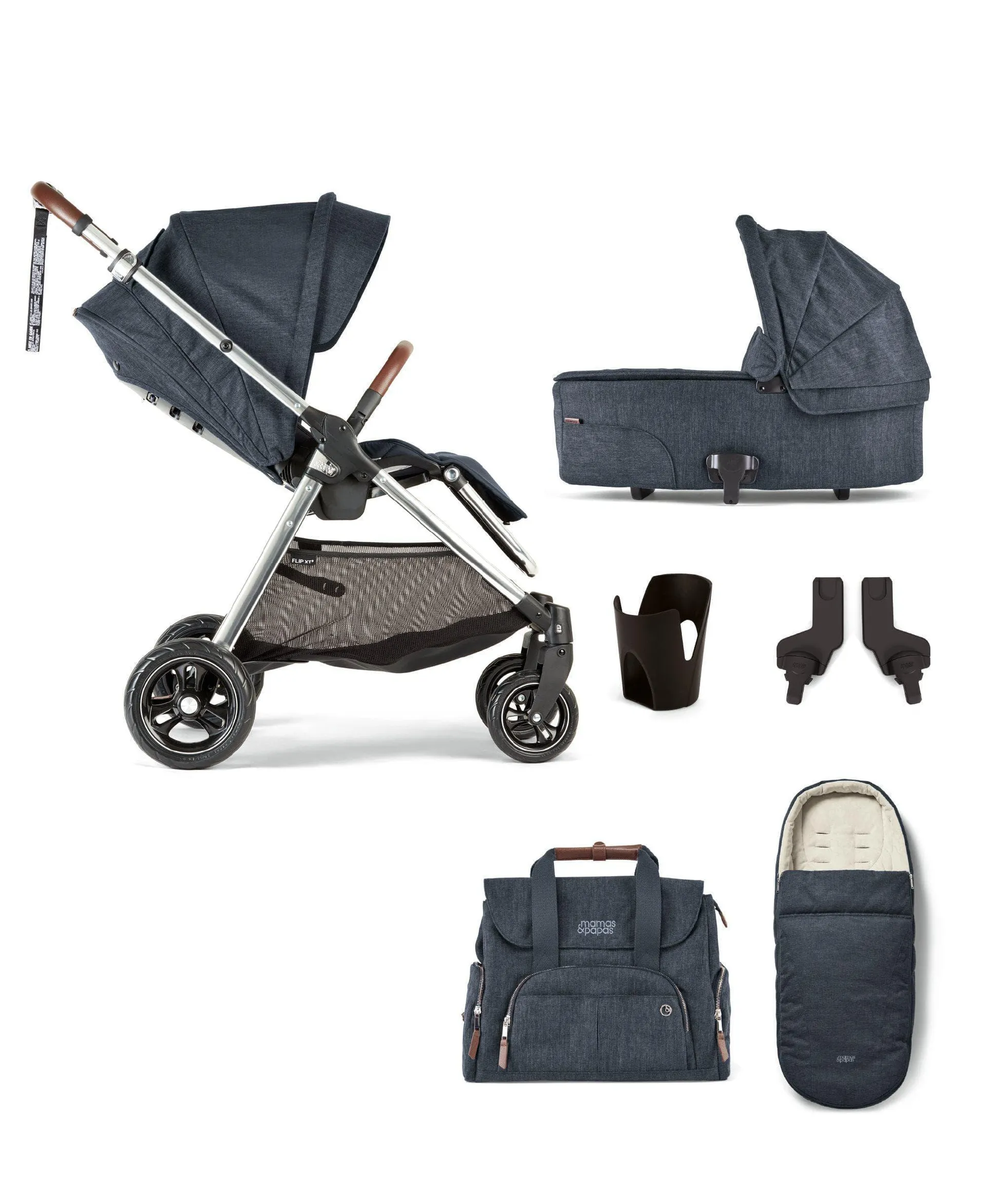 Flip XT³ Pushchair Bundle (6 Pieces) - Navy Flannel