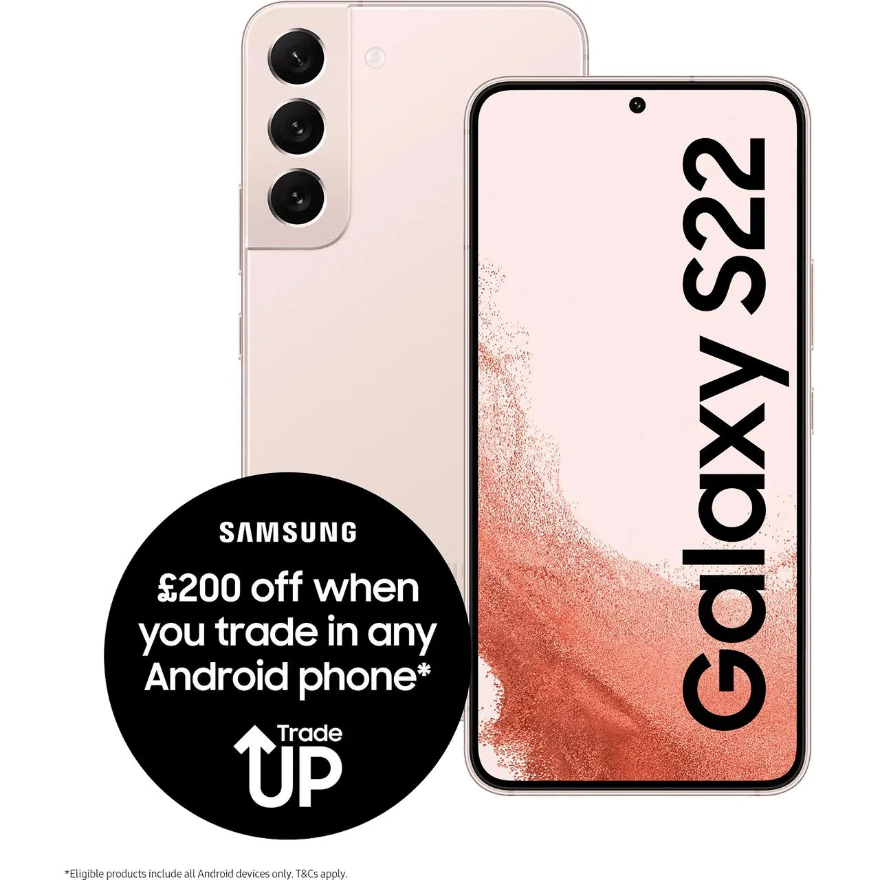 Samsung Galaxy S22 128GB Smartphone in Pink Gold