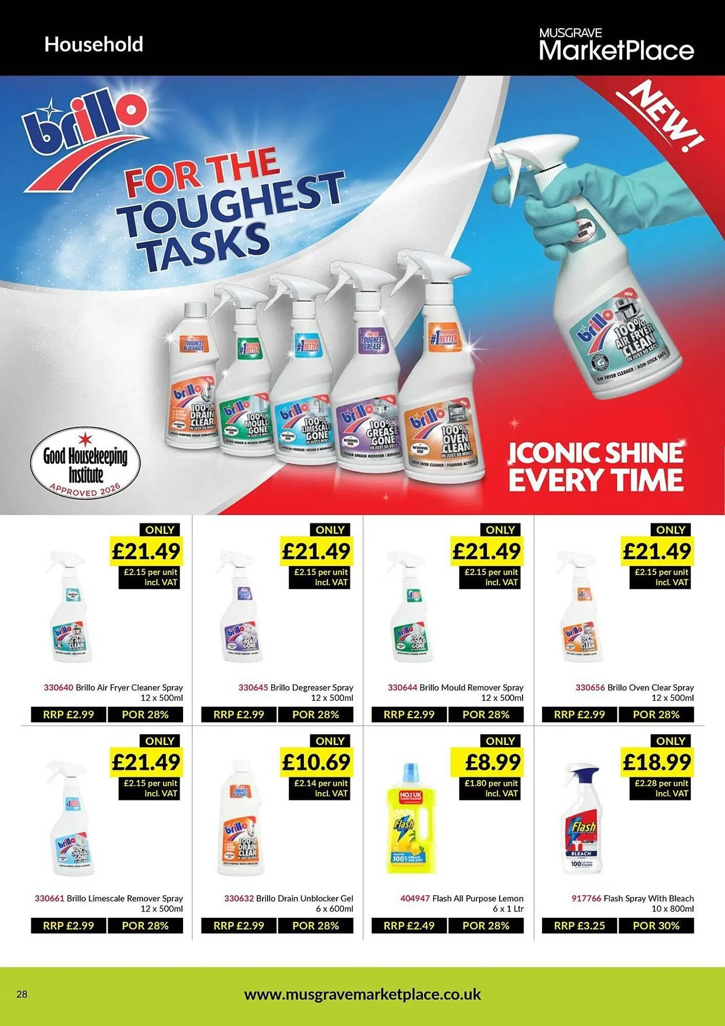 Musgrave MarketPlace leaflet from 9 March to 29 March 2026 - Catalogue Page 28