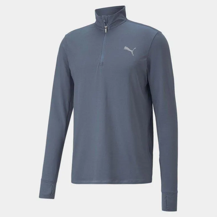 Puma Run Forever 1/4 Zip Mens Running Top