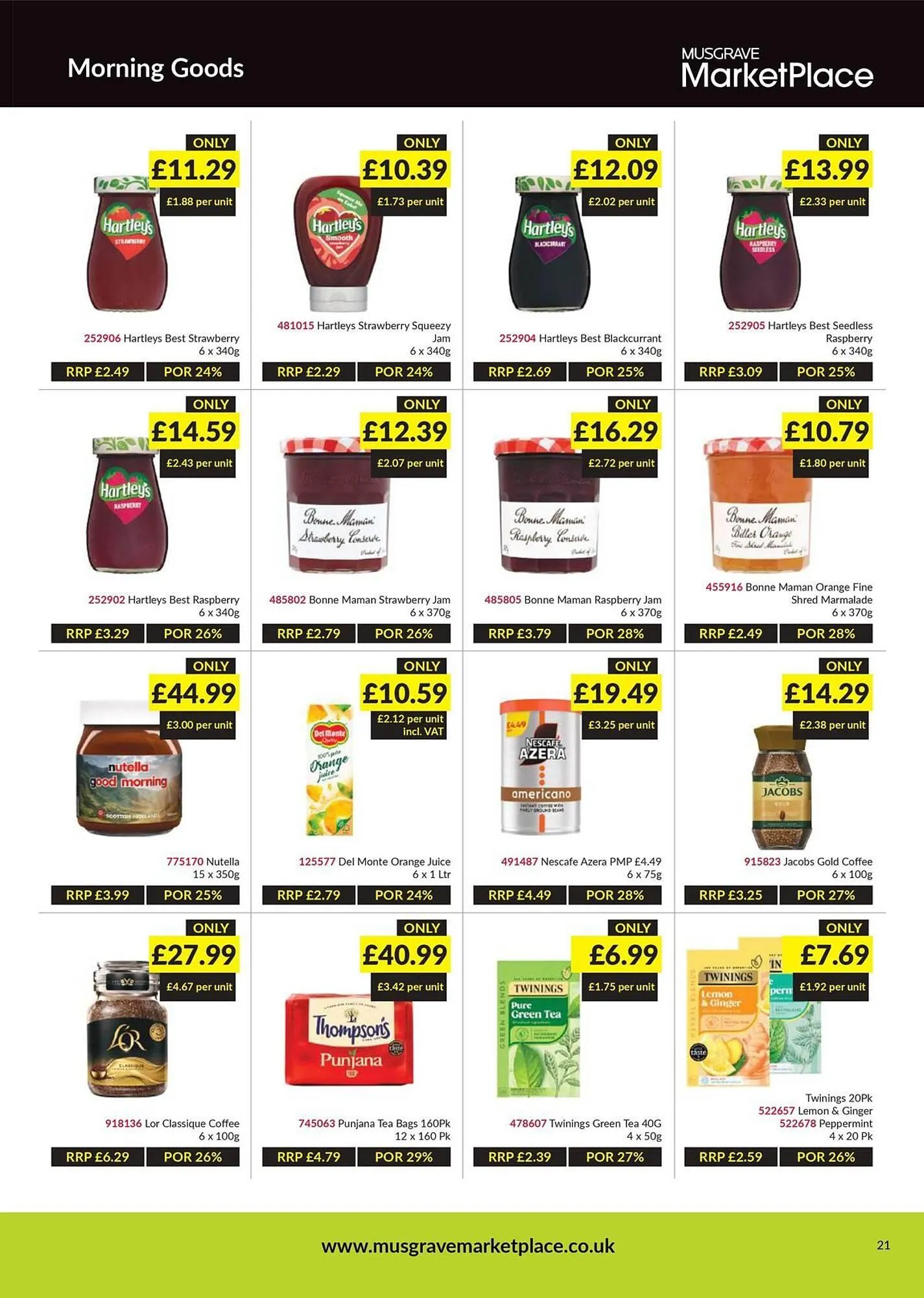 Musgrave MarketPlace leaflet from 25 August to 14 September 2025 - Catalogue Page 21