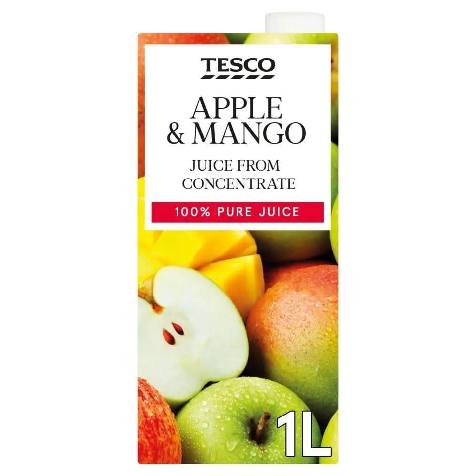 Tesco Apple And Mango From Concentrate 1 Litre