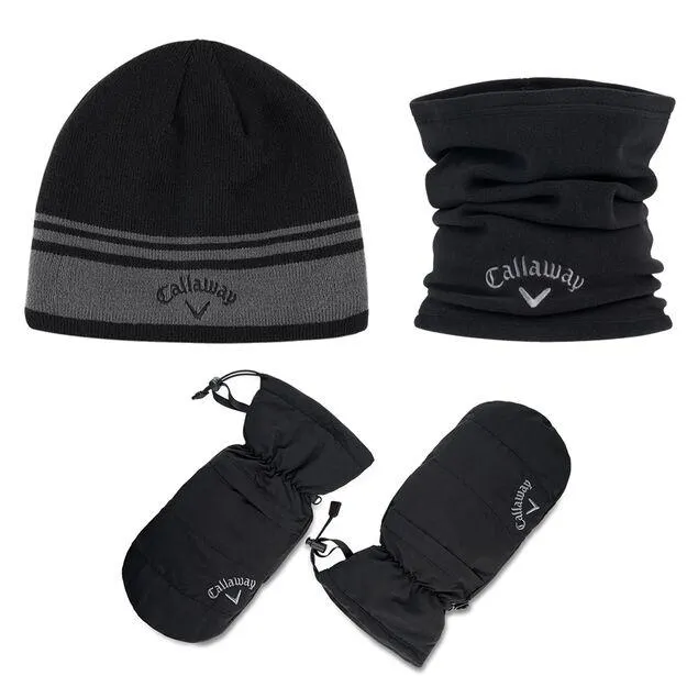 Callaway Weather Series Beanie, Snood & Mitts Gift Set