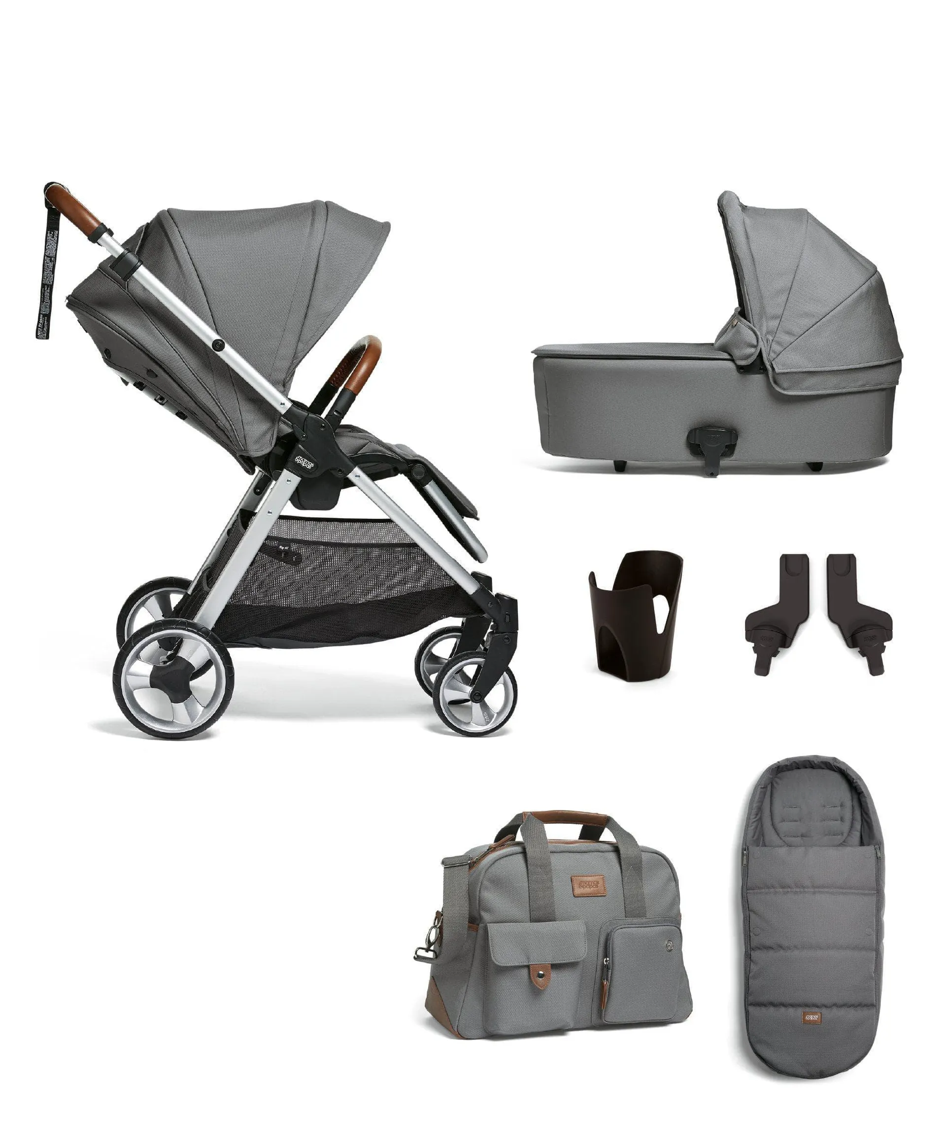 Flip XT² 6 Piece Pushchair Travel Essentials Bundle - Fossil Grey
