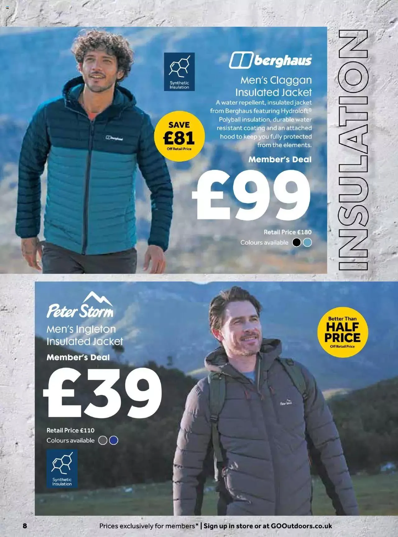 GO Outdoors Black Friday from 13 November to 20 November 2023 - Catalogue Page 8