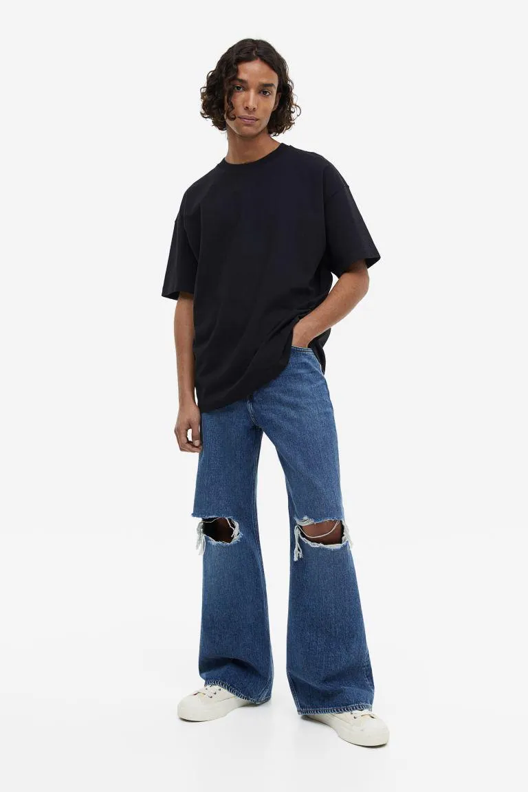 Bootcut Loose Jeans