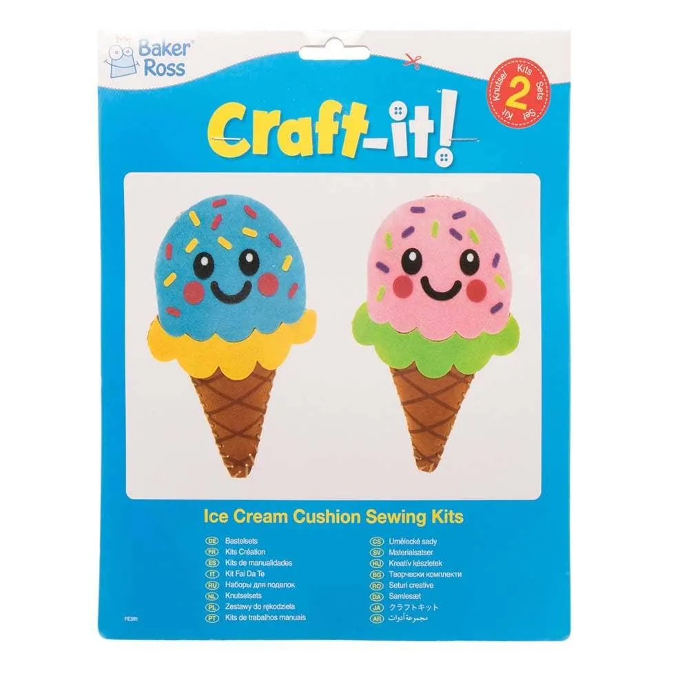 Ice Cream Cushion Sewing Kits