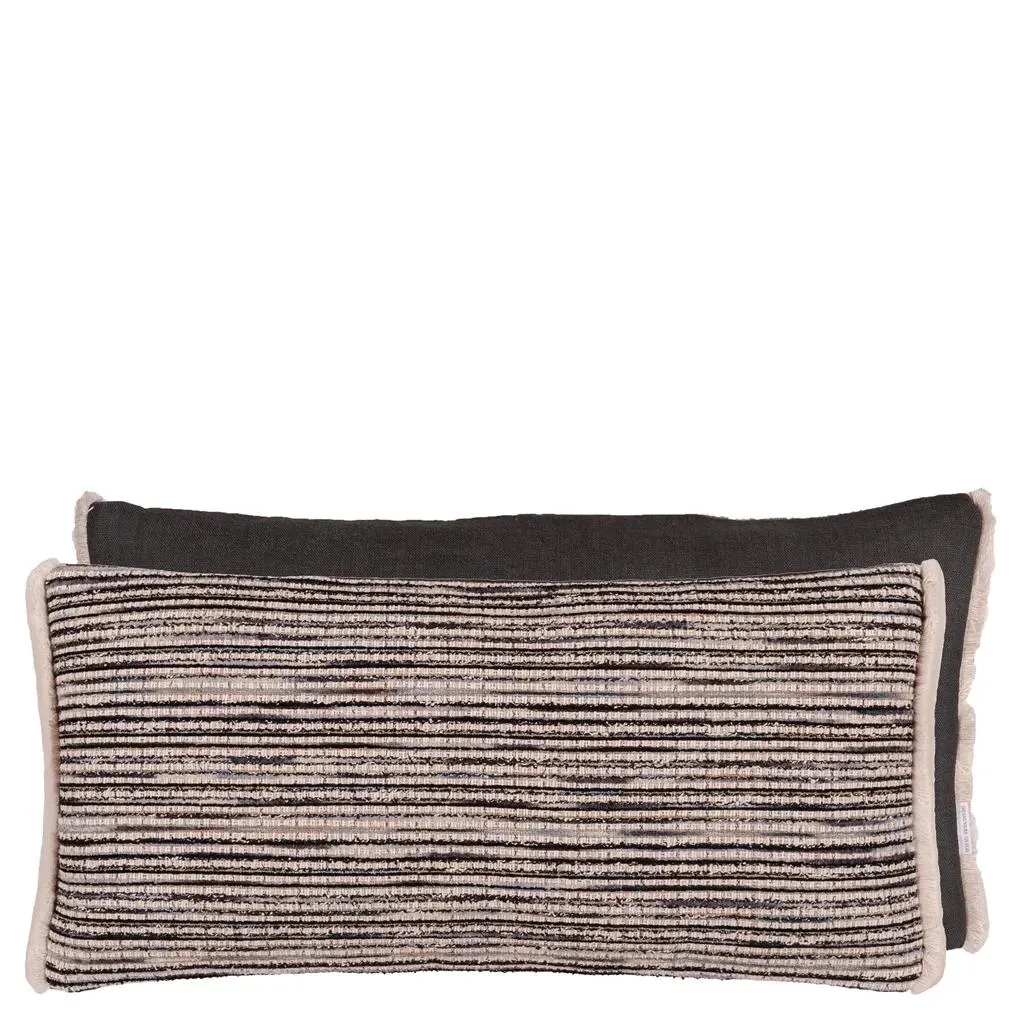 Sakiori Graphite Boucle Cushion