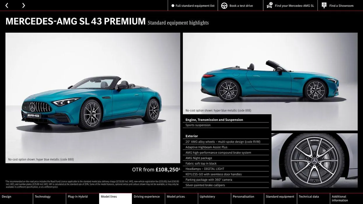 Mercedes-AMG SL from 22 August to 22 August 2025 - Catalogue Page 21