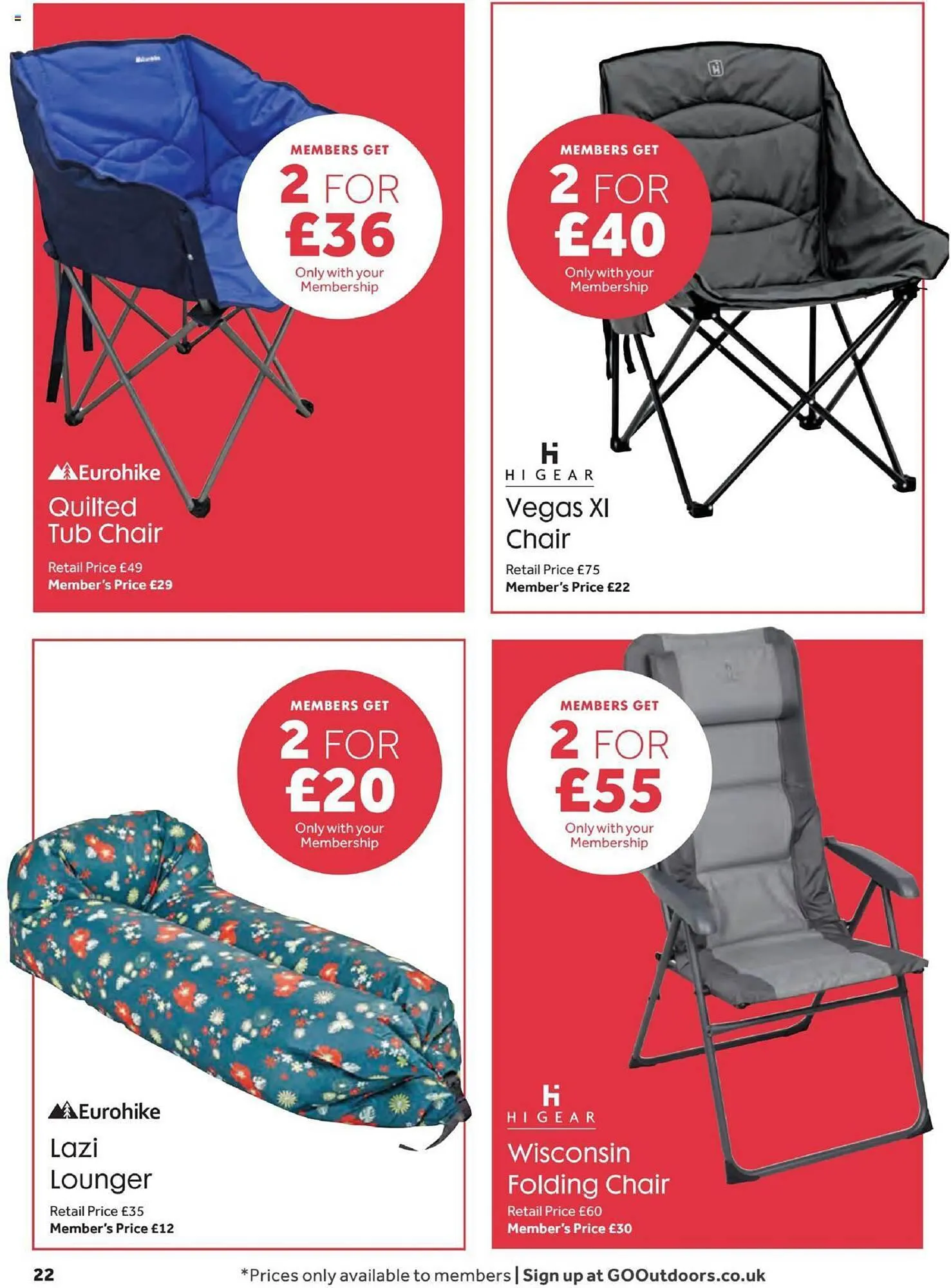 GO Outdoors Weekly Offers from 13 July to 13 September 2023 - Catalogue Page 22