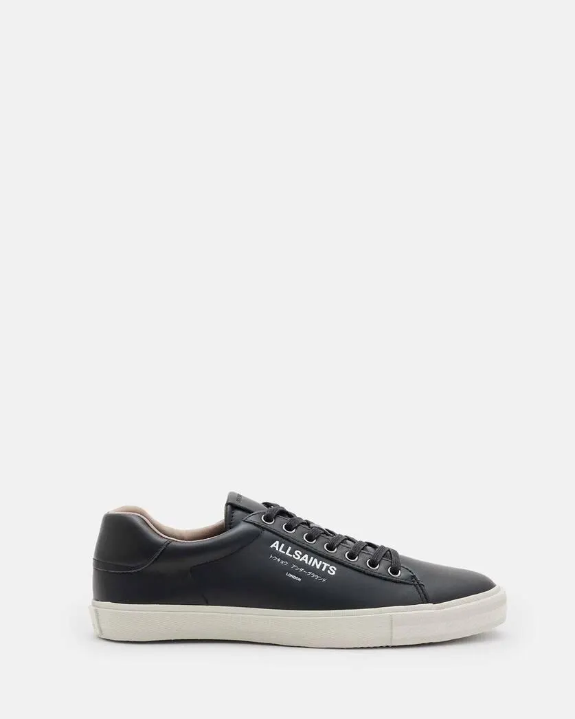Underground Leather Low Top Trainers