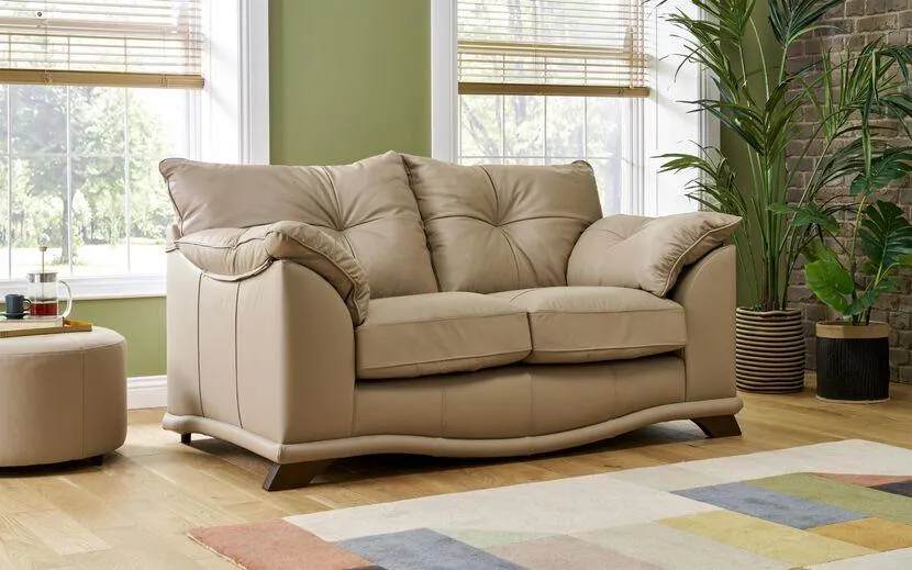 Sammy Leather 2 Seater Sofa