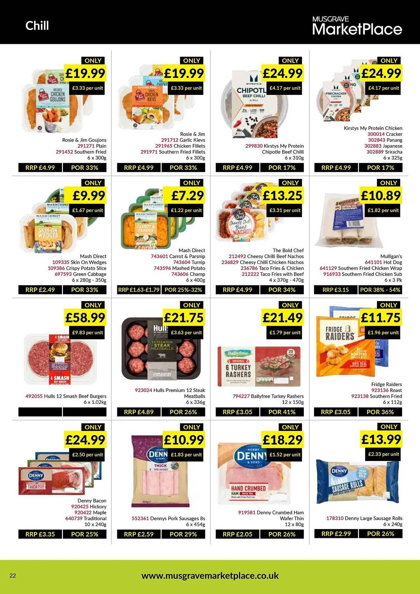 Musgrave MarketPlace leaflet from 5 January to 25 January 2026 - Catalogue Page 22