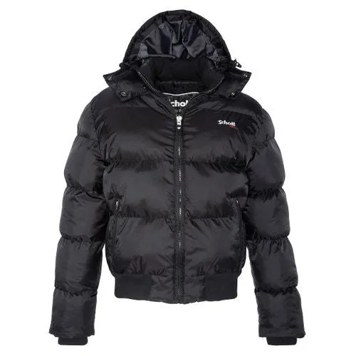 Short Mid-Season Padded Jacket with Hood