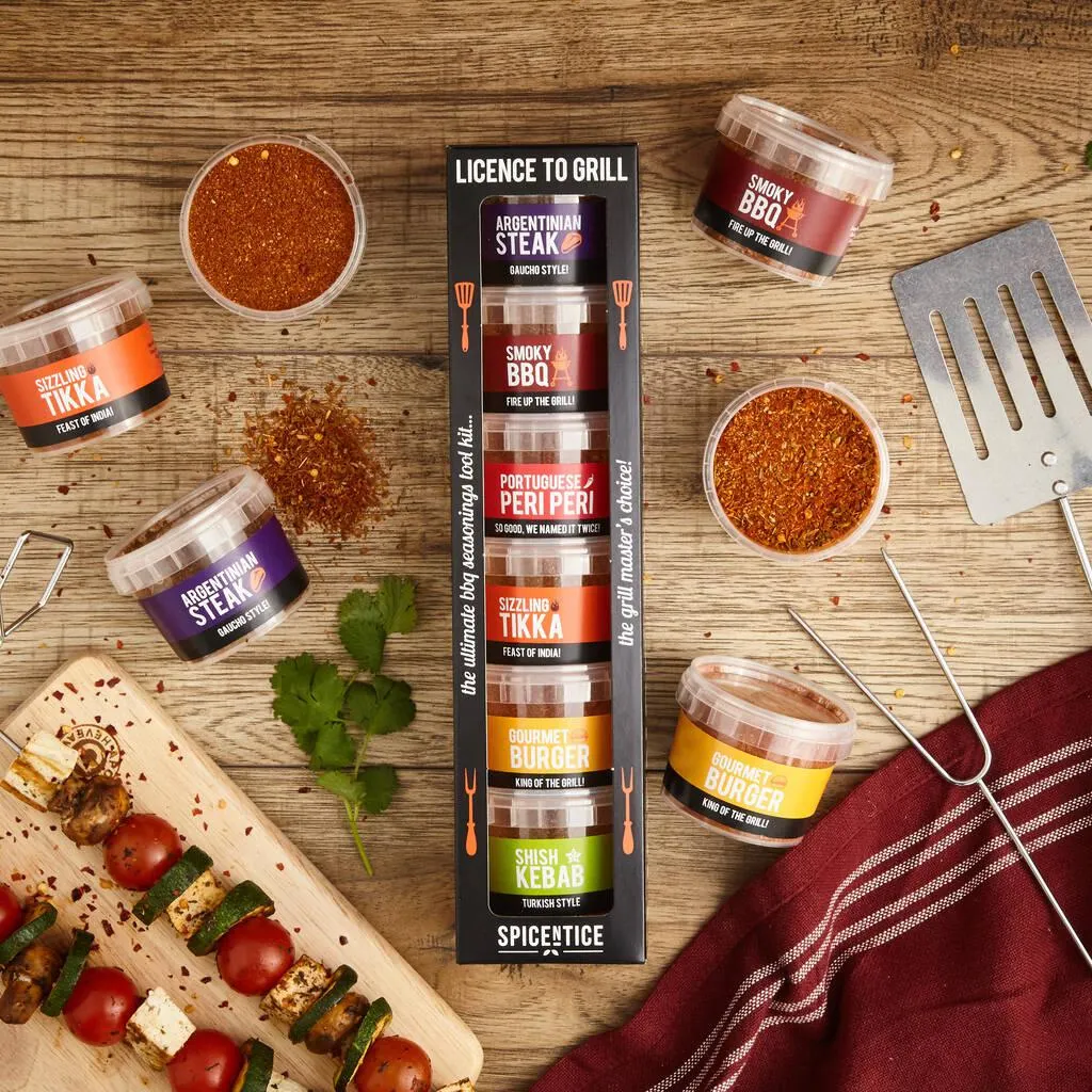 The Ultimate BBQ Seasoning, Rub And Marinades Gift Set