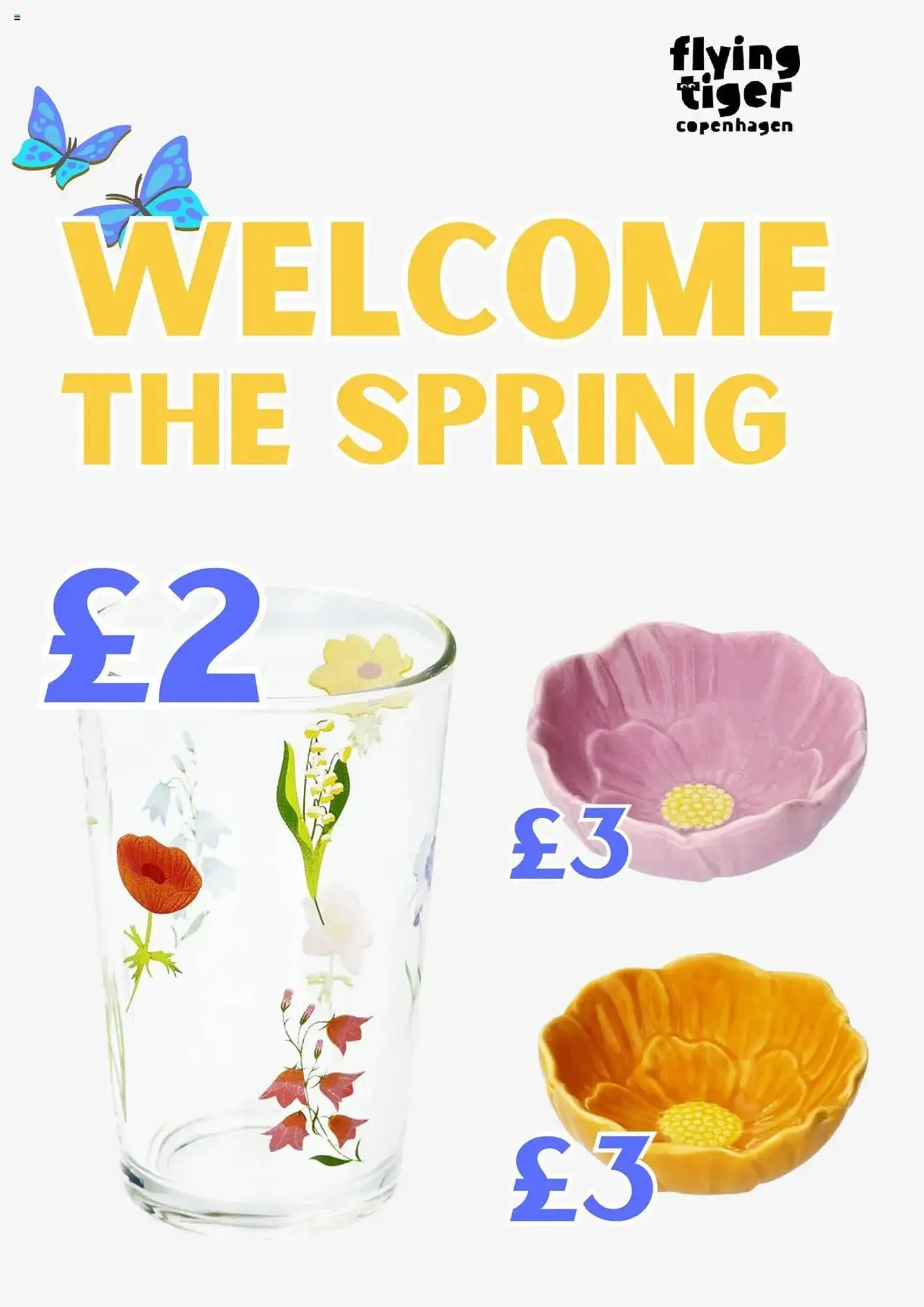 Flying Tiger leaflet from 22 February to 21 March 2025 - Catalogue Page 1