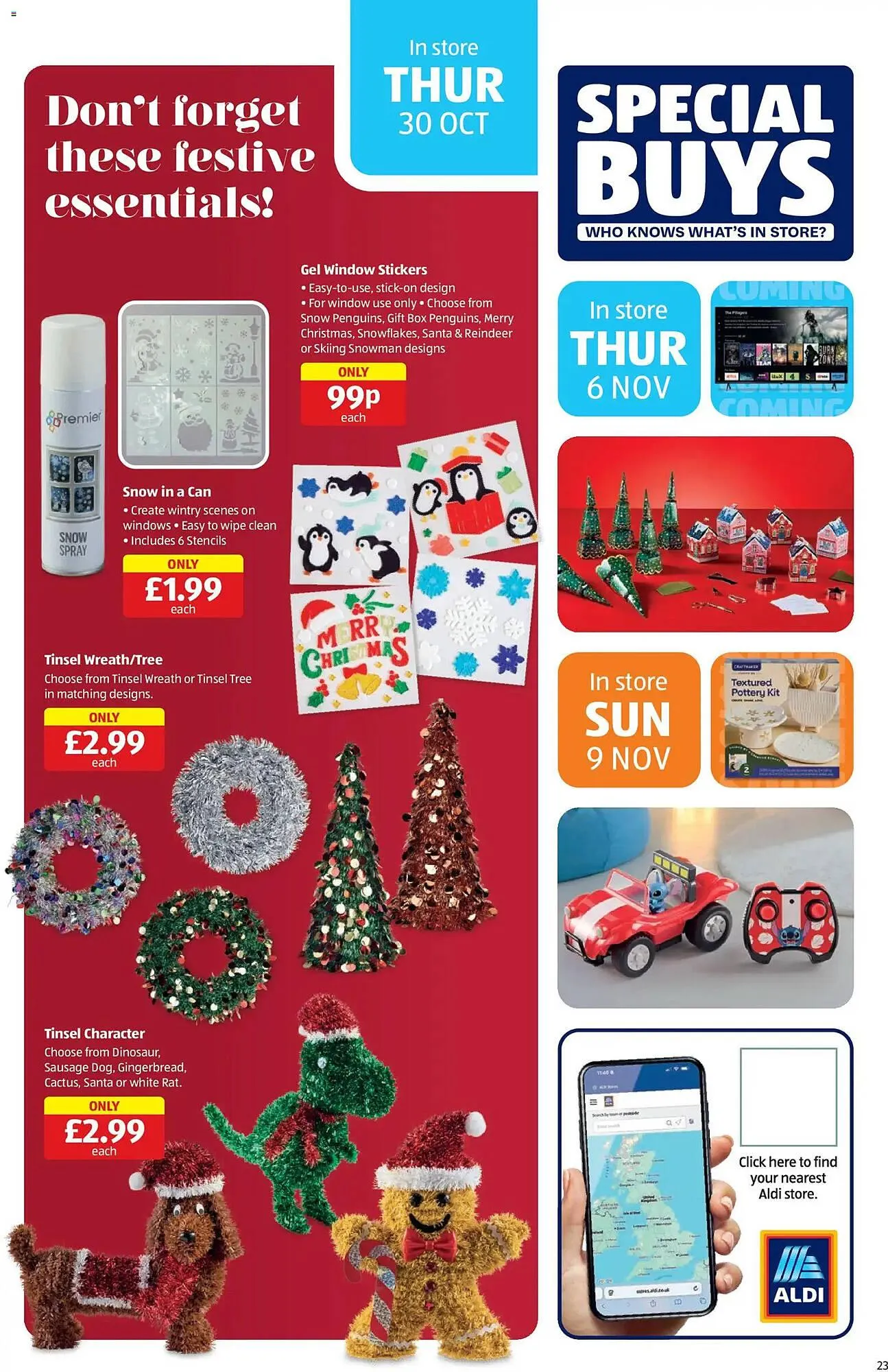 Aldi leaflet from 30 October to 5 November 2025 - Catalogue Page 23