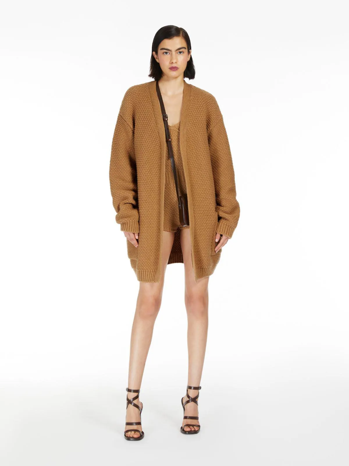 Cotton oversize cardigan