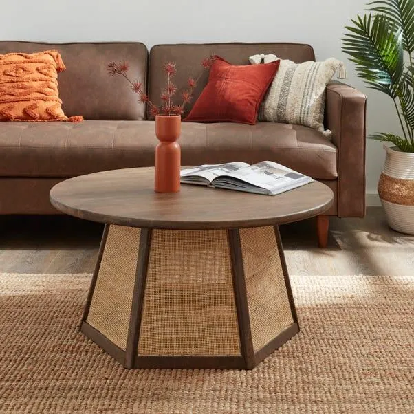 Mila Coffee Table, Dark Mango Wood
