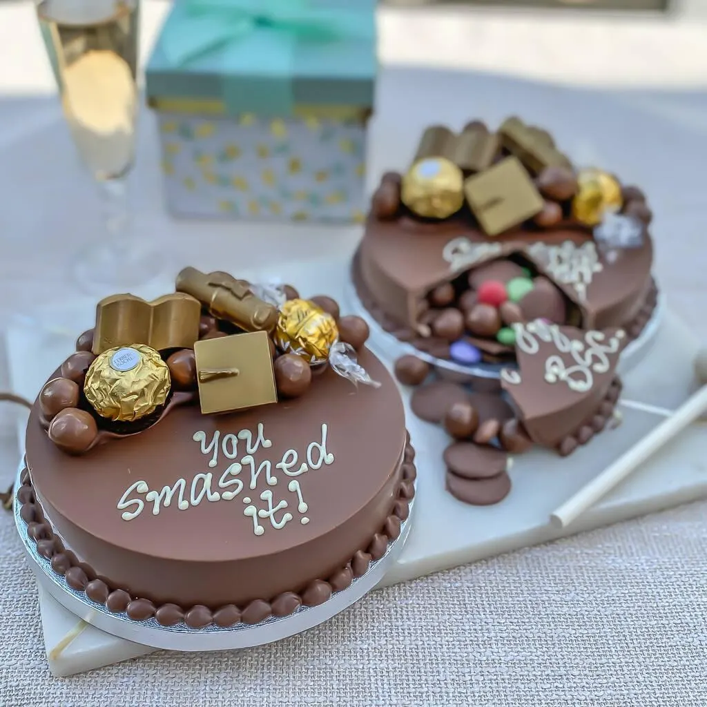Mini Graduation Smash Cake