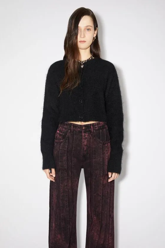 Wool mohair cardigan