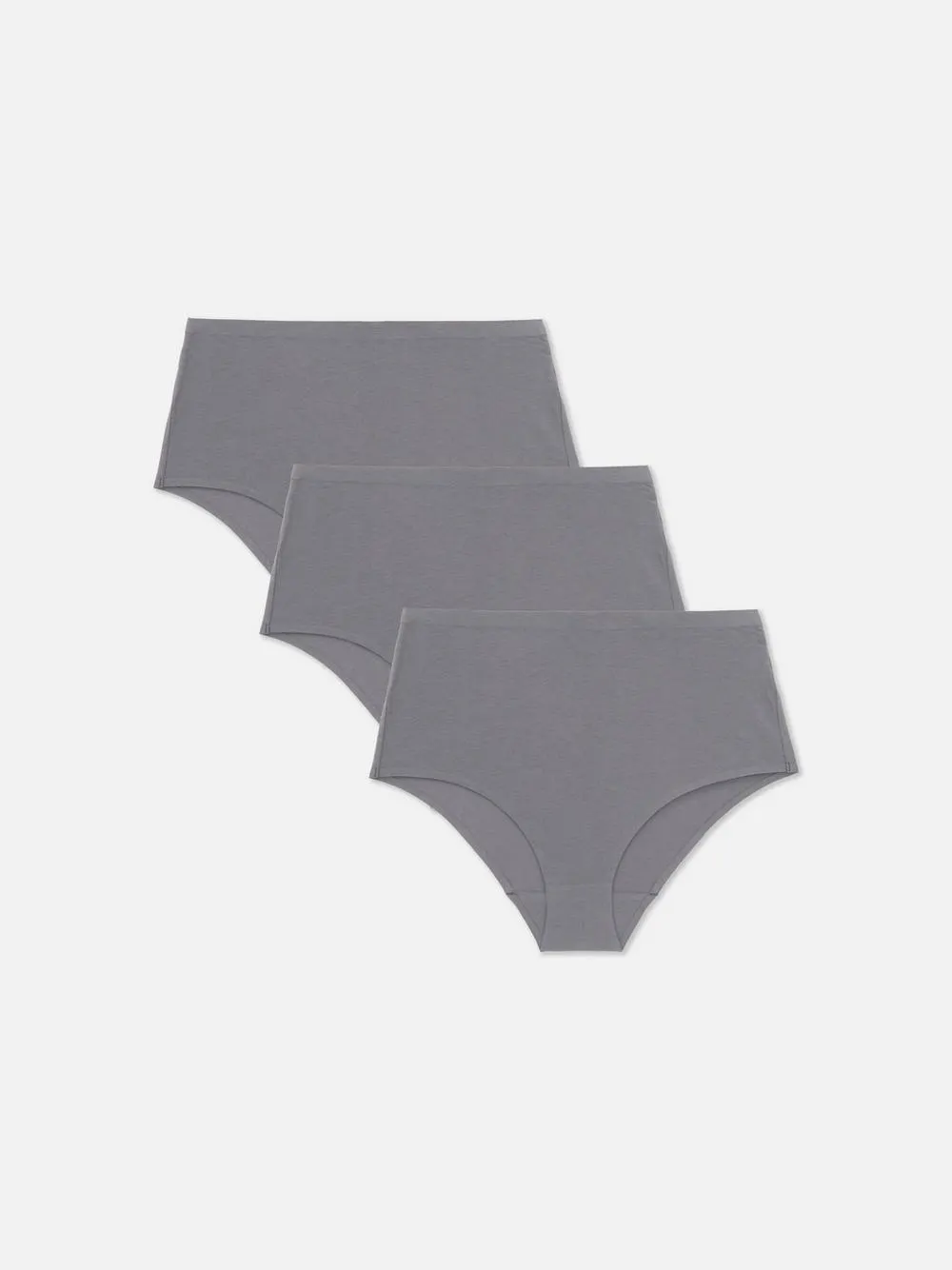 3pk Cotton Invisible High Waisted Briefs