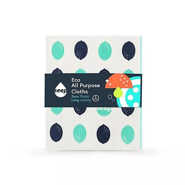 Seep Eco Sponge Cloths – Pack of 2
