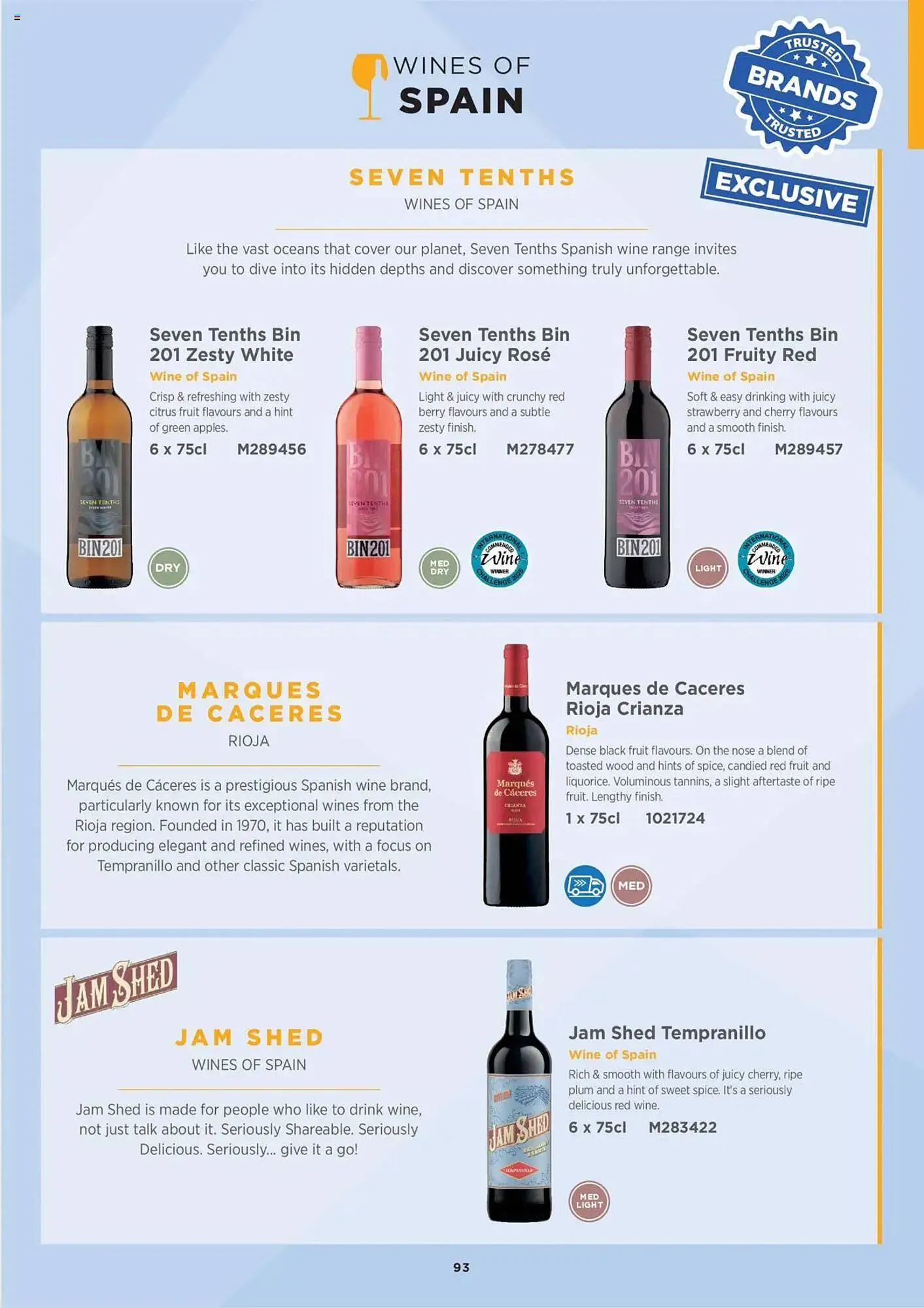 Booker Wholesale leaflet from 7 July to 1 January 2026 - Catalogue Page 93