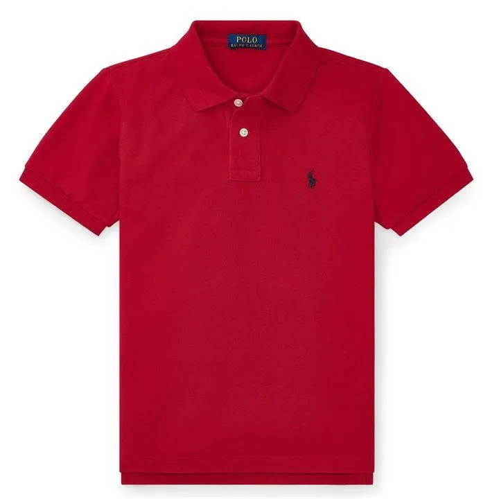Junior Boys Custom Short Sleeve Polo Shirt