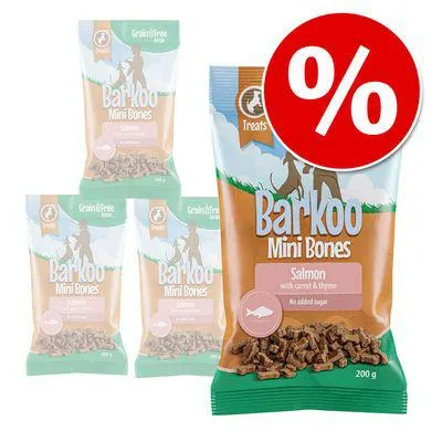 8 x 200g Barkoo Grain-Free Semi-Moist Mini Dog Bones - Special Price!*