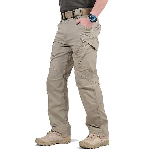 Men's Cargo Pants Tactical Pants Pocket Plain Waterproof Comfort Outdoor Daily Going out Cotton Blend Fashion Casual Black Army Green