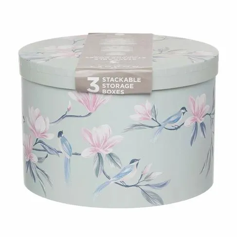 WHSmith Momoka Circular Nested Storage Boxes
