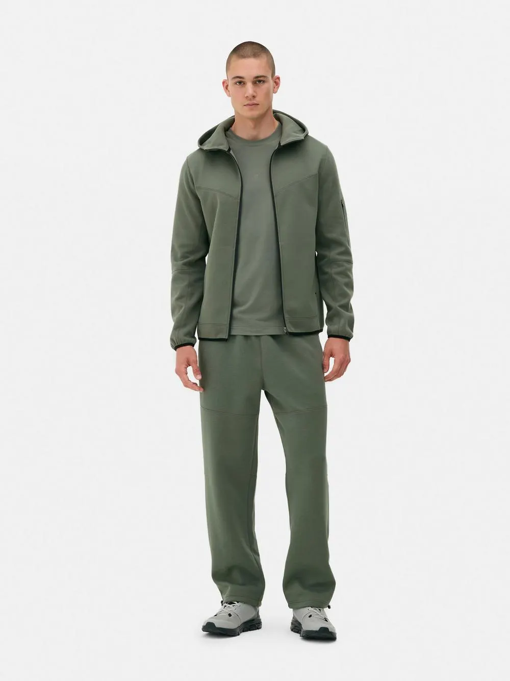 Zip Up Hooded Sweatshirt