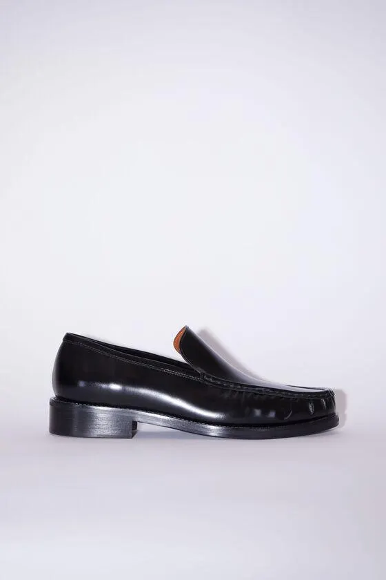 Leather loafers