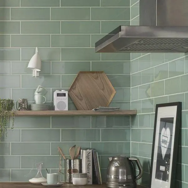 Aquarelle Pistachio Green Tiles