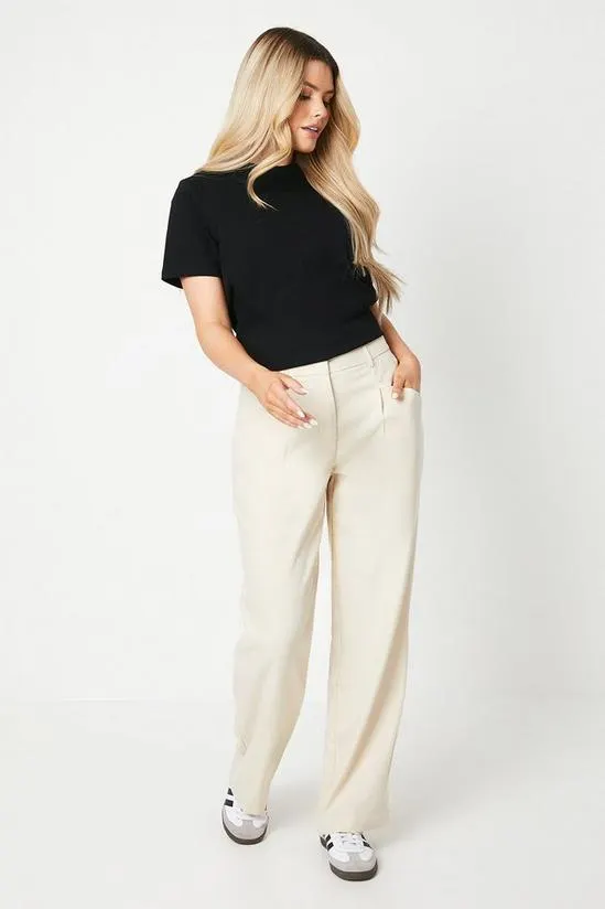 Drapey Wide Leg Relaxed Trouser