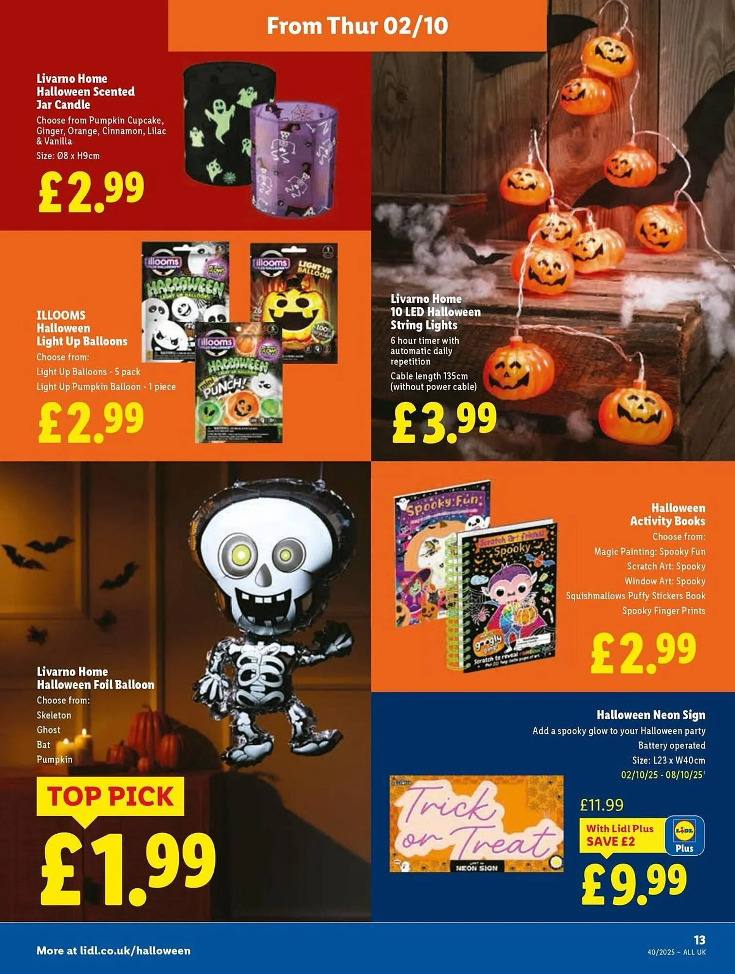 Lidl leaflet from 2 October to 8 October 2025 - Catalogue Page 13