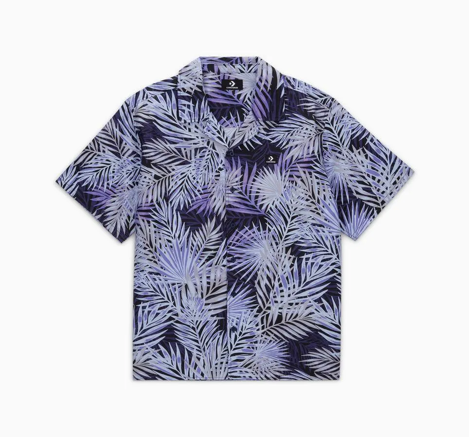 Plant Print Resort Shirt