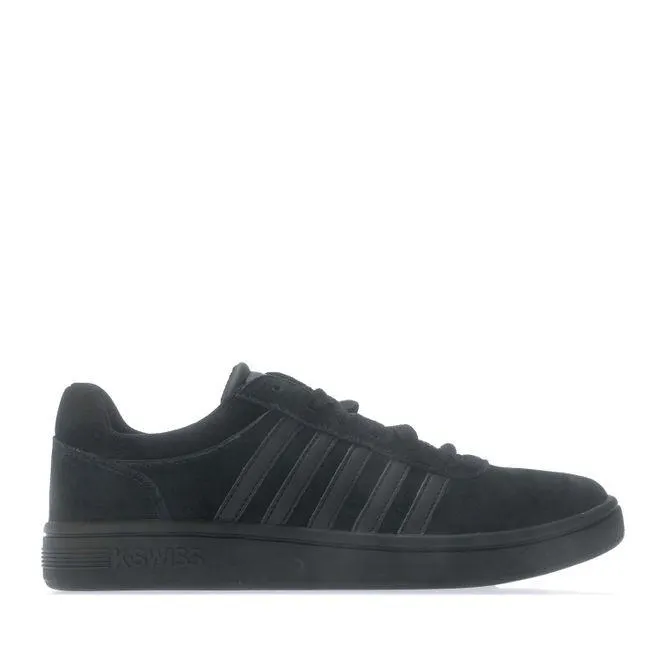 K-Swiss Mens Cheswick Suede Trainers in Black
