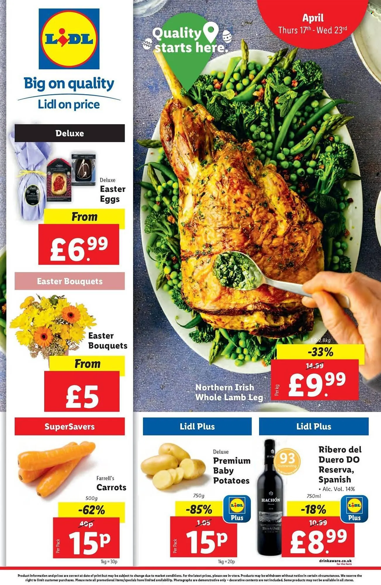 Lidl leaflet from 17 April to 23 April 2025 - Catalogue Page 1