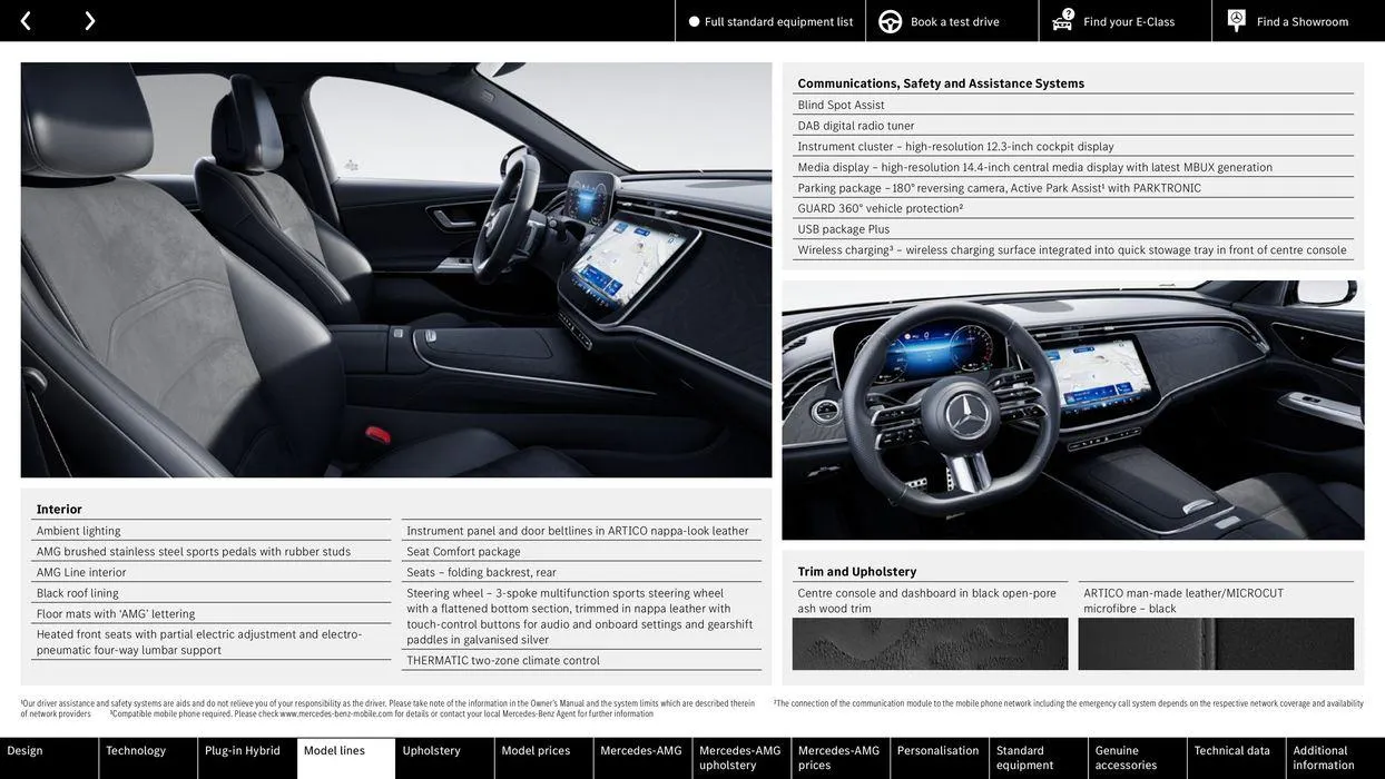 Mercedes Benz New E-Class Saloon from 31 August to 31 August 2025 - Catalogue Page 23