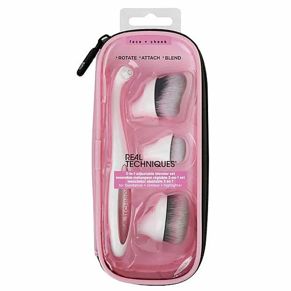 Real Techniques 3 in 1 Adjustable Blender Set With Magnetic Heads