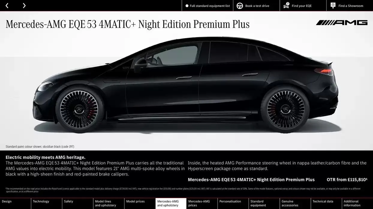 Mercedes Benz EQE Saloon from 24 October to 24 October 2025 - Catalogue Page 42