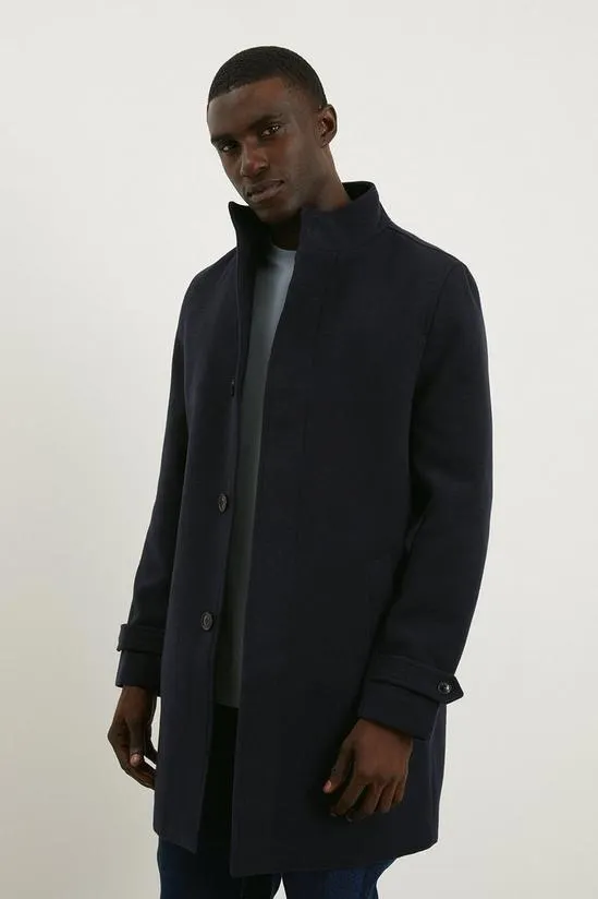 Signature Funnel Neck Coat