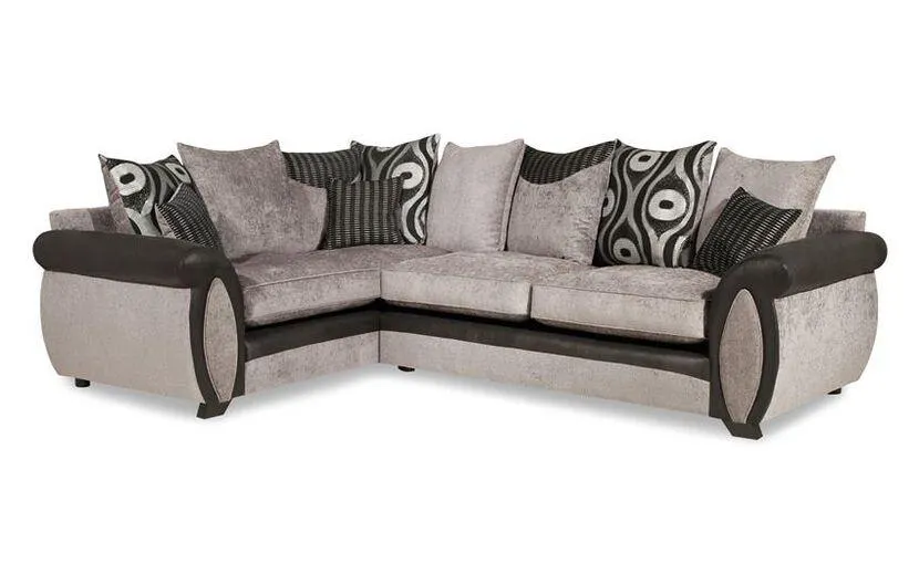 Maddie Fabric 1 Corner 2 Scatter Back Sofa