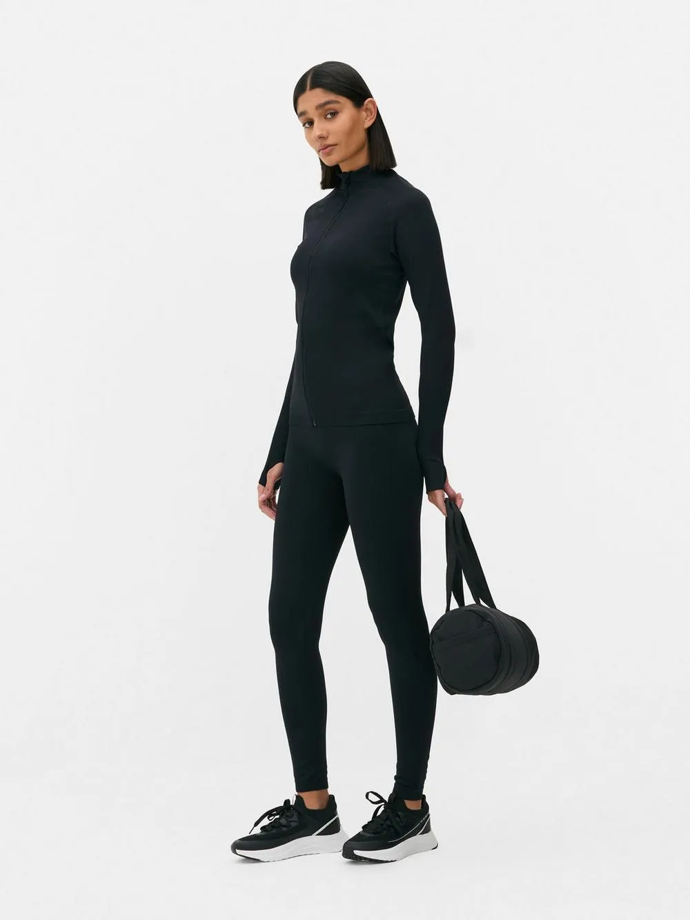 Bezešvá sportovní bunda na zip