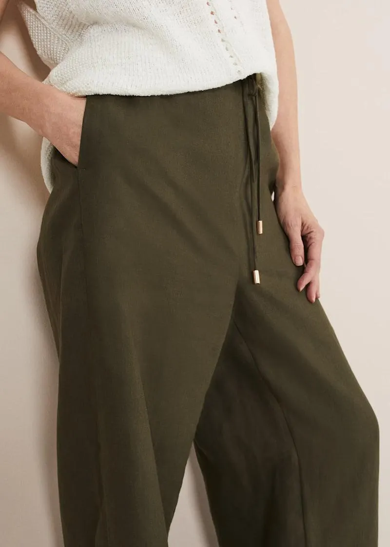 Lolita Drawstring Linen Trouser