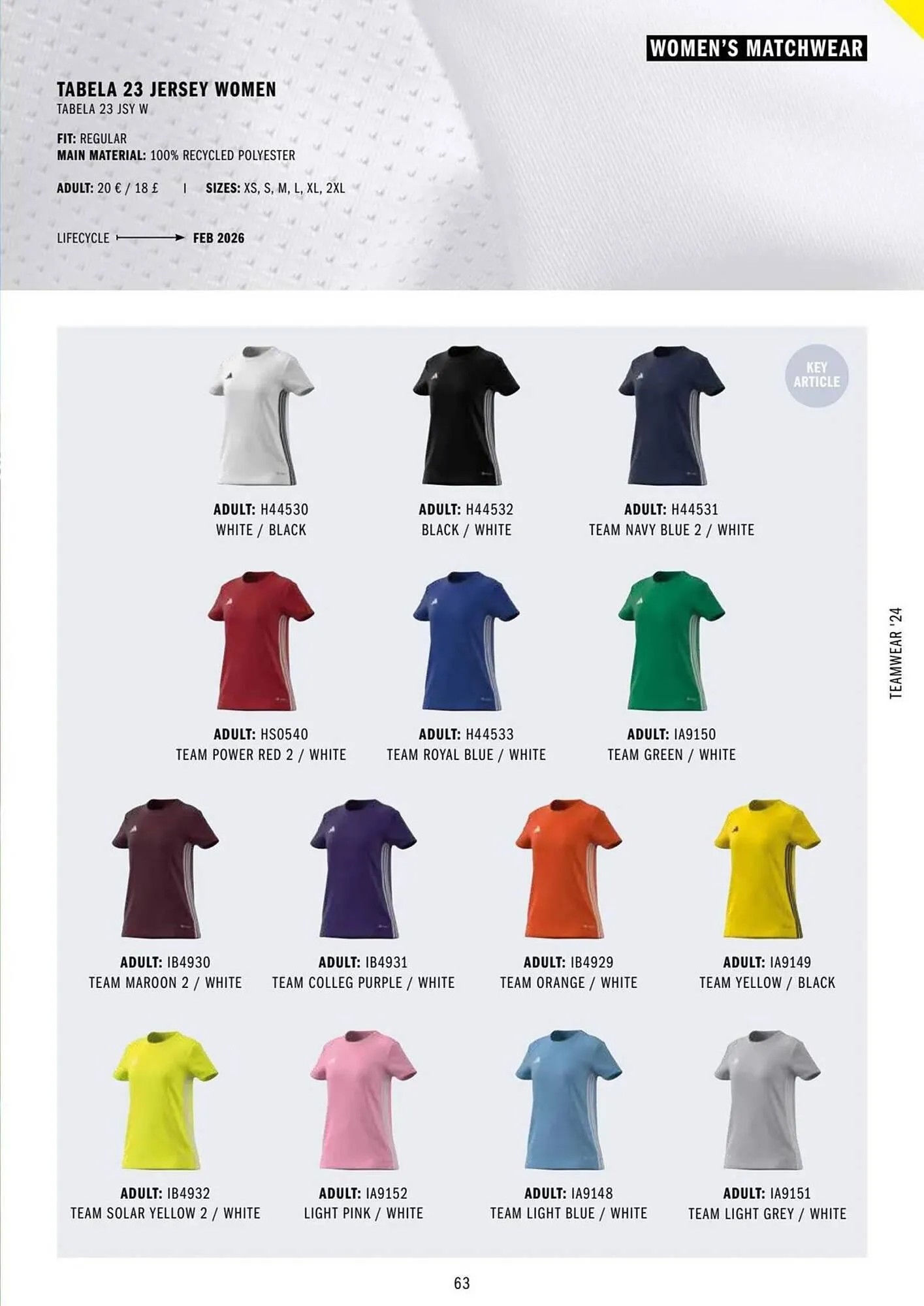 Adidas leaflet from 11 March to 31 December 2024 - Catalogue Page 63